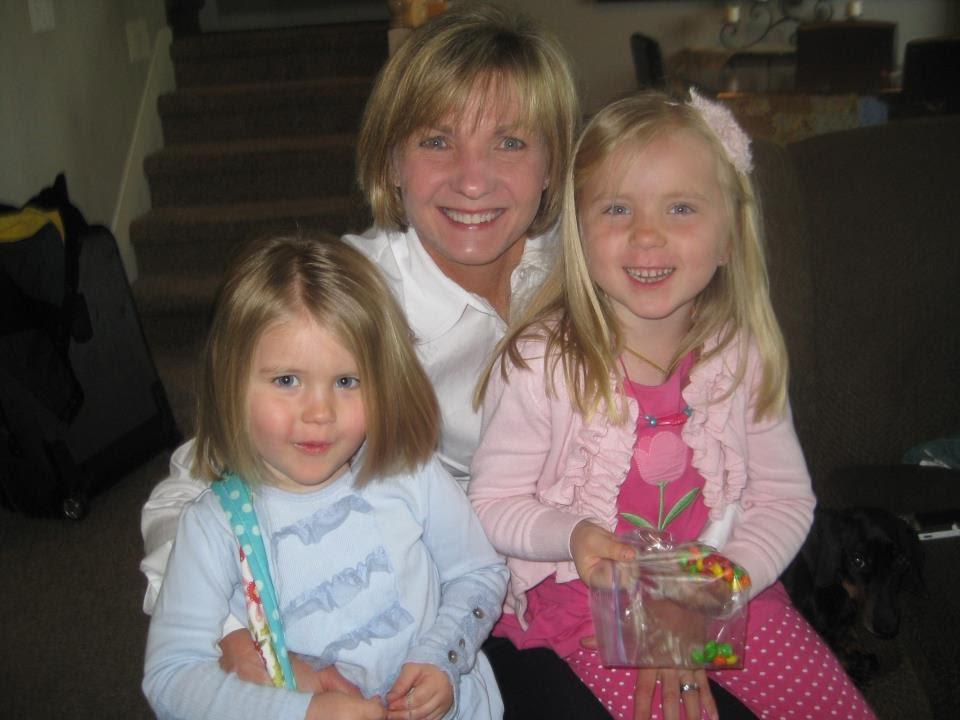 Norlene Gowdy with two of her grandchildren