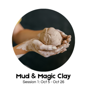 Mud & Magic Clay circular class artwork