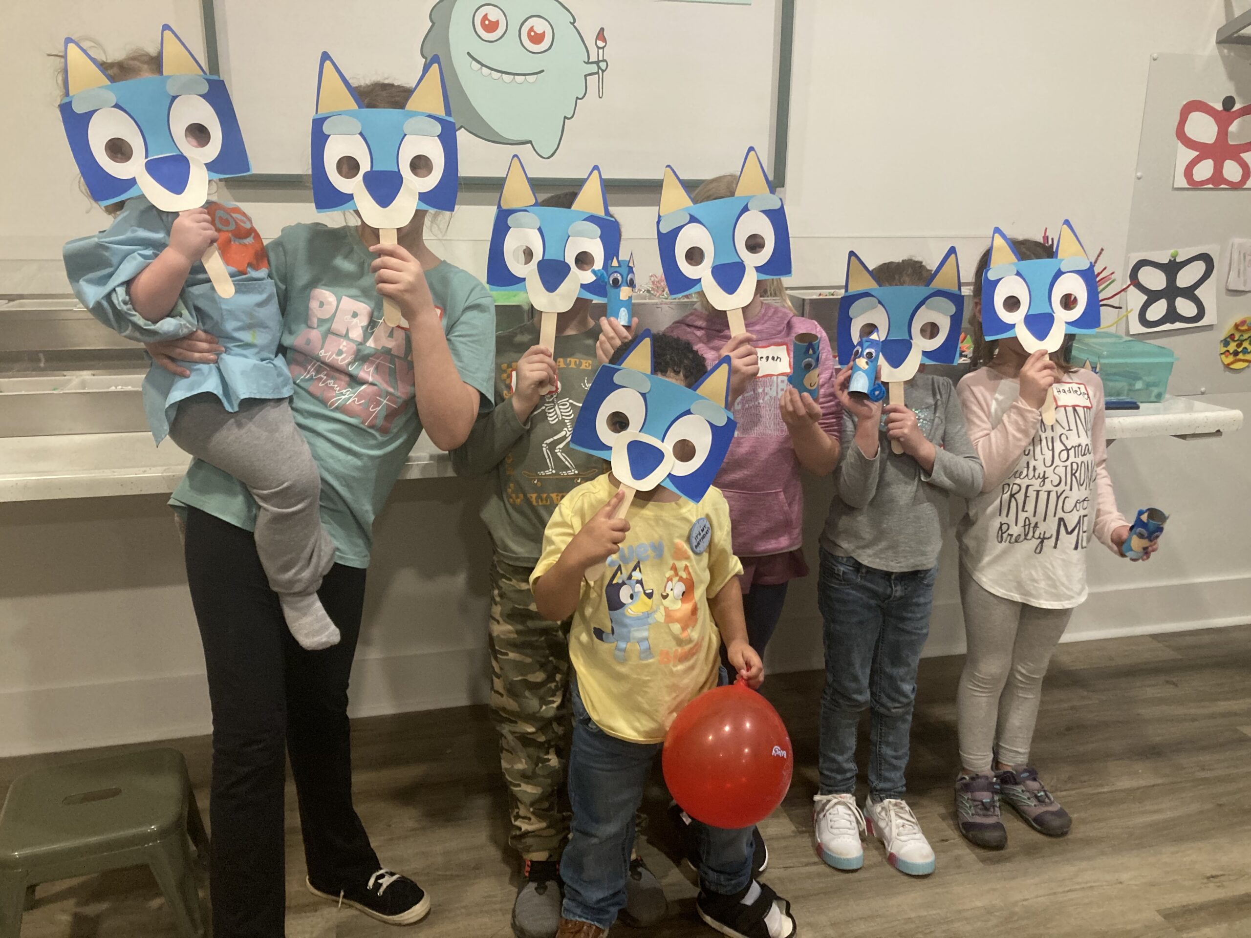 A themed party at the Little Beasties studio