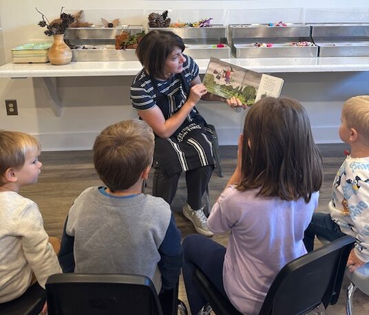 A colorful Story Hour craft